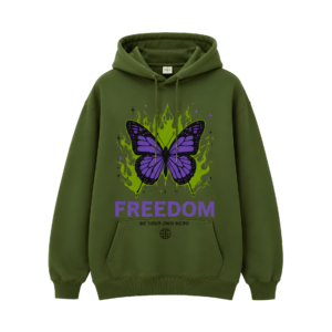 Hoodie Freedom Verde Militar Unisex