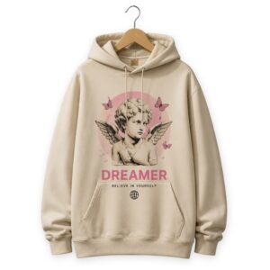 Hoodie Dreamer Beige Unisex
