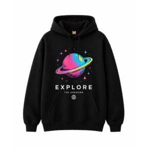 Hoodie Explore Black Unisex